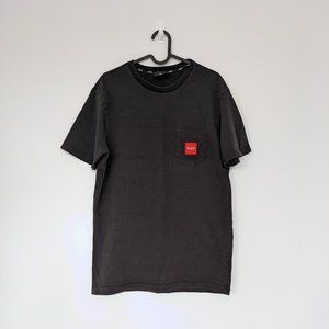 Huf Black Crew Neck Short-Sleeve T-Shirt (Size: M)